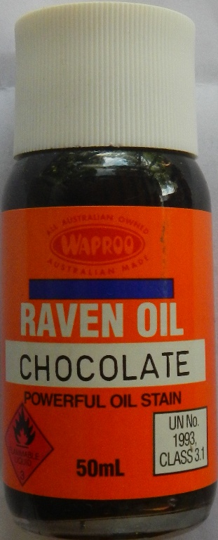 Waproo Raven Oil 50ml Chocolate "Waproo Raven Oil Waproo Leather Dye, Recolour of Shoes Bags Boots Belt